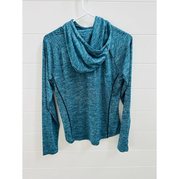 Under Armour Womens Velocity Wordmark Hoodie Size Medium Blue - Picture 2 of 9